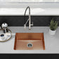 Rivage 23 x 18 Stainless Steel, Single Basin, Undermount Kitchen Sink, in Multi colors