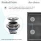 Rivage 33" x 20" Dual Basin, Undermount Kitchen Sink in Multi Colors