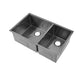 Rivage 33" x 20" Dual Basin, Undermount Kitchen Sink in Multi Colors