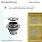 Rivage 33" x 20" Dual Basin, Undermount Kitchen Sink in Multi Colors