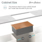 Rivage 33" x 20" Dual Basin, Undermount Kitchen Sink in Multi Colors