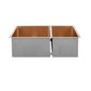 Rivage 33" x 20" Dual Basin, Undermount Kitchen Sink in Multi Colors