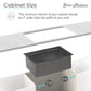 Tourner 32" x 19" Stainless Steel, Single Basin, Undermount Kitchen Workstation Sink in Multi Colors