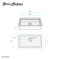 Tourner 32" x 19" Stainless Steel, Single Basin, Undermount Kitchen Workstation Sink in Multi Colors
