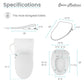 Avancer One-Piece Toilet with Cascade Smart Seat 0.95/1.26 gpf