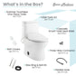 Avancer One-Piece Toilet with Cascade Smart Seat 0.95/1.26 gpf