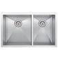 Double Bowl Stainless Steel Hand Made Undermount Kitchen Sink