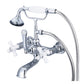 Vintage Classic Tub Faucet, Lever and Cross Handles