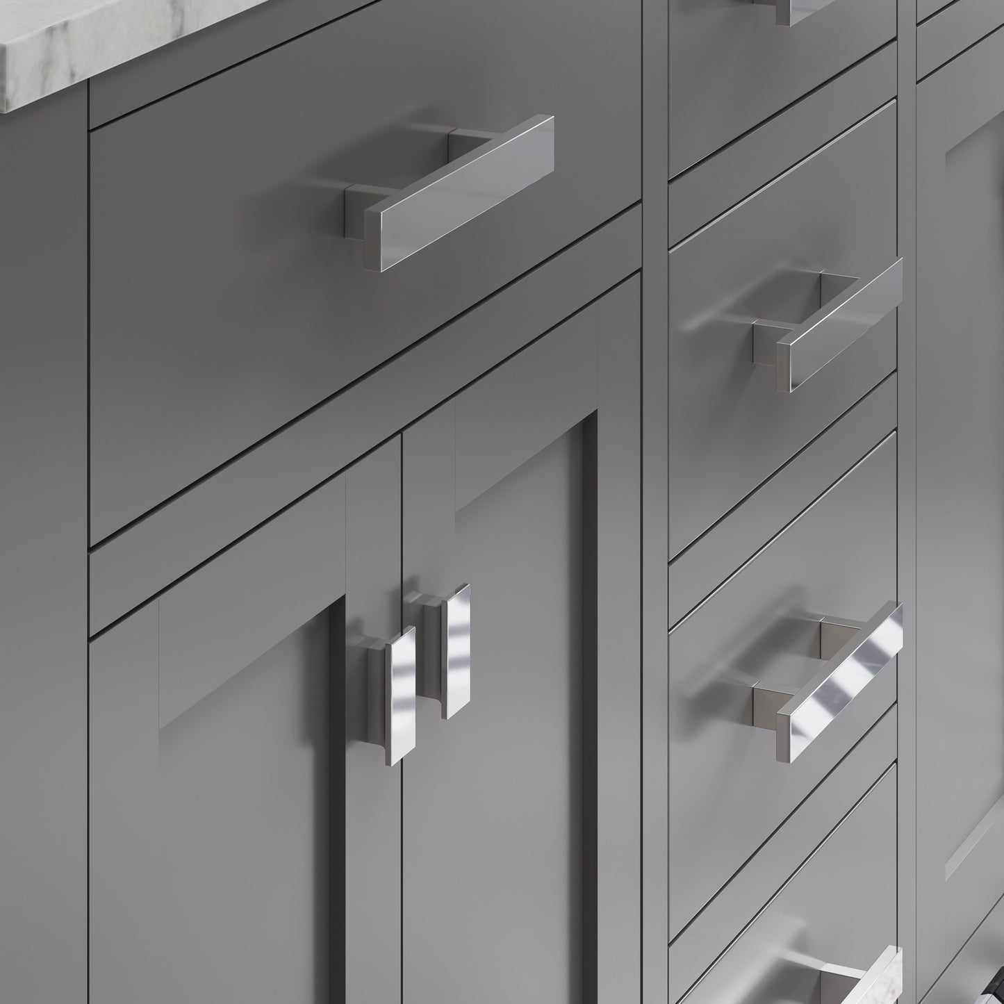 60 Inch Double Sink Bathroom Vanity set The Madison Collection