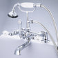 Vintage Classic Tub Faucet in Multi Finish With Lever and Cross Handles