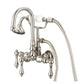 Vintage Classic Tub Faucet With Lever and Cross Handles