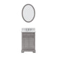24 Inch Multi Color Bathroom Vanity, Mirror And Faucet, Derby Collection