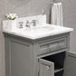 24 Inch Multi Color Bathroom Vanity, Mirror And Faucet, Derby Collection