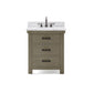 30 Inch Single Sink Bathroom Vanity With Mirror And Faucet From The ABERDEEN Collection