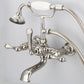 Vintage Classic Tub Faucet, Lever and Cross Handles