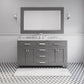 60 Inch Double Sink Bathroom Vanity set The Madison Collection