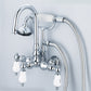 Vintage Classic Tub Faucet With Lever and Cross Handles