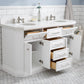 60" Palace Collection Quartz Carrara Bathroom Vanity Sets