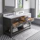 60 Inch Double Sink Bathroom Vanity set. The Madalyn Collection