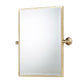 Metal Rectangular Mirror 18" X 24" In Multi Finish