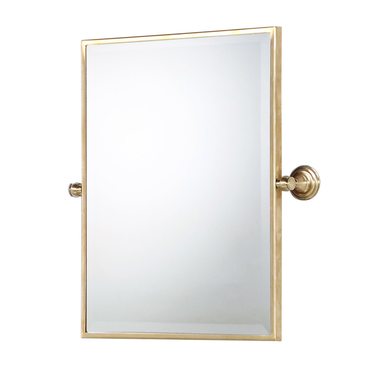 Metal Rectangular Mirror 18" X 24" In Multi Finish