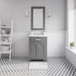 24 Inch Single Sink Bathroom Vanity With Mirror And Faucet From The Madison Collection