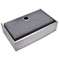 36 X 22 Inch 15mm Corner Radius Single Bowl Stainless Steel Kitchen Sink set