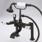 Vintage Classic Tub Faucet With Lever and Cross Handles