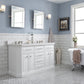 60" Palace Collection Quartz Carrara Bathroom Vanity Sets