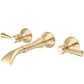 Water Creation Waterfall Style Wall-mounted Lavatory Faucet in Brushed Nickel Finish