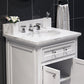 24 Inch Multi Color Bathroom Vanity, Mirror And Faucet, Derby Collection