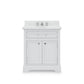 30 Inch Bathroom Vanity, Mirror And Faucet, Derby Collection