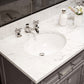 72 Inch Double Sink Bathroom Vanity, Mirrors And Faucets, Derby Collection