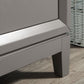 Elizabeth 36-Inch Single Sink Carrara White Marble Vanity In Cashmere Grey set