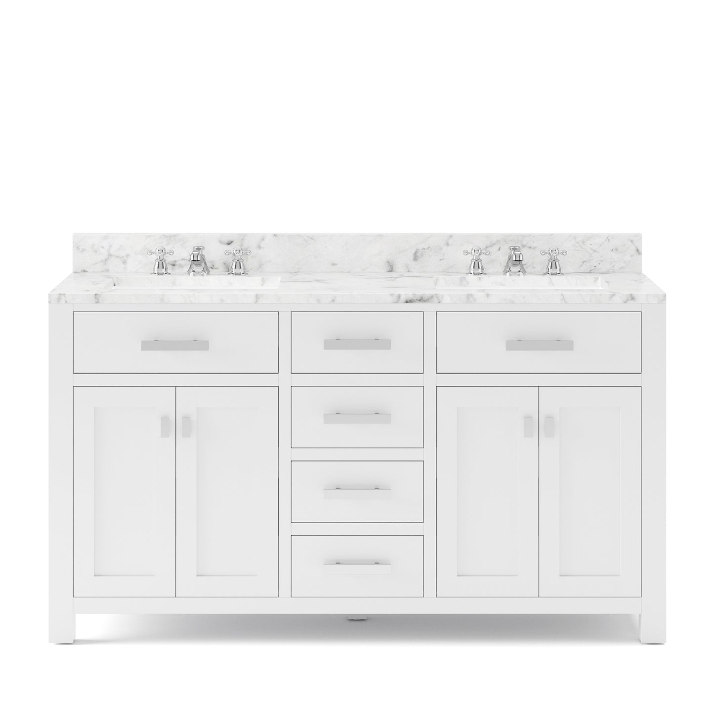 60 Inch Double Sink Bathroom Vanity set The Madison Collection