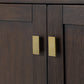 72 In. Double Sink Marble Countertop Vanity Oak with Faucets and Mirrors, Chestnut collection