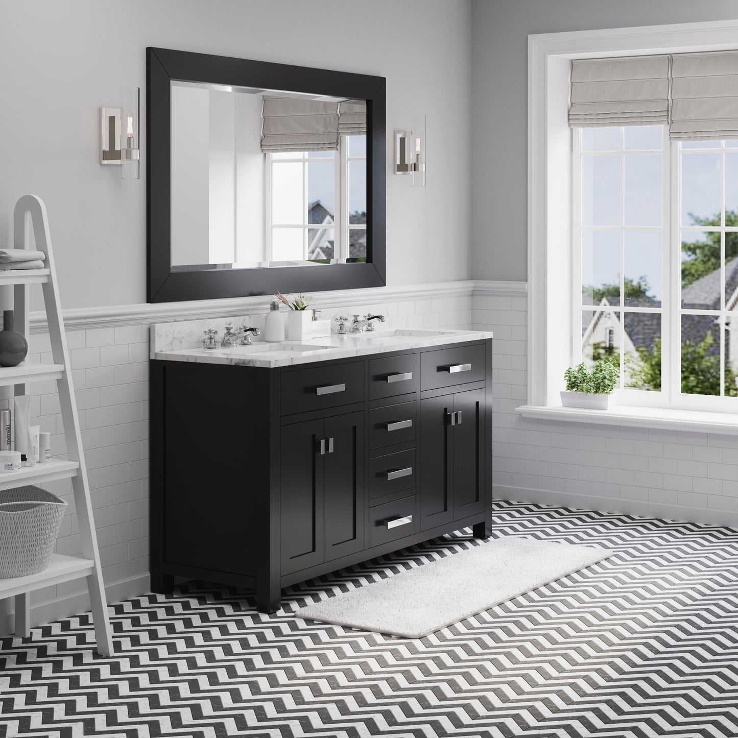 60 Inch Double Sink Bathroom Vanity set The Madison Collection