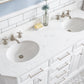 60" Palace Collection Quartz Carrara Bathroom Vanity Sets
