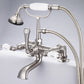 Vintage Classic Tub Faucet in Multi Finish With Lever and Cross Handles