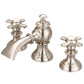 Satin Gold Waterfall and Modern Classic Widespread Lavatory F2-0013 Faucets With Pop-Up Drain