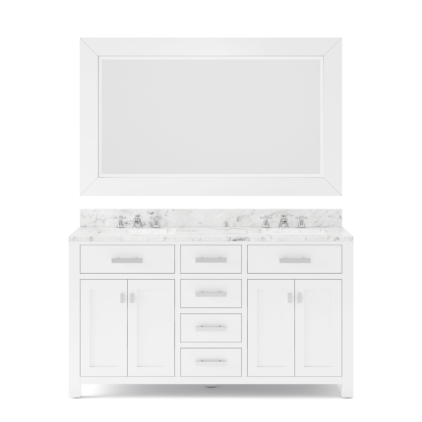 60 Inch Double Sink Bathroom Vanity set The Madison Collection