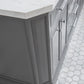 72" Palace Collection Quartz Carrara Multi Color Bathroom Vanity Sets