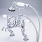Vintage Classic Tub Faucet With Lever & Cross Handles