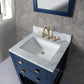 24 Inch Single Sink Bathroom Vanity With faucet And Mirror From The Madalyn Collection