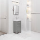 18 Inch Multi Color MDF Single Bowl Ceramics Top Vanity With Single Door From The MIA Collection