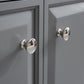 72" Palace Collection Quartz Carrara Bathroom Vanity Set, Mirror in Polished Nickel (PVD) Finish