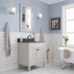 Potenza 30" Bathroom Vanity in Earl Grey with Blue Limestone Top set