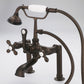 Vintage Classic Tub Faucet With Lever and Cross Handles