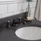 Potenza 30" Bathroom Vanity in Earl Grey with Blue Limestone Top set