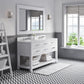 60 Inch Double Sink Bathroom Vanity set. The Madalyn Collection